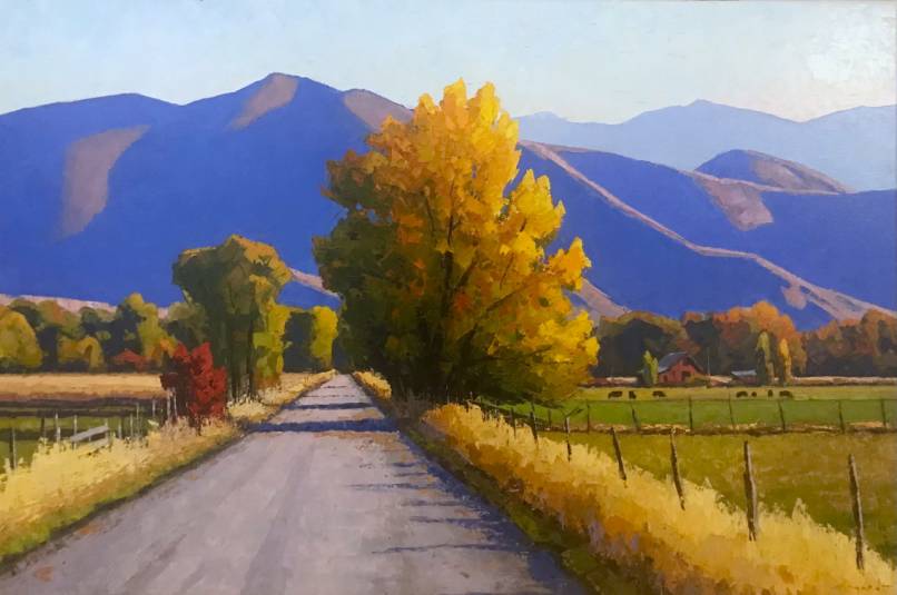 Evening on a Backroad