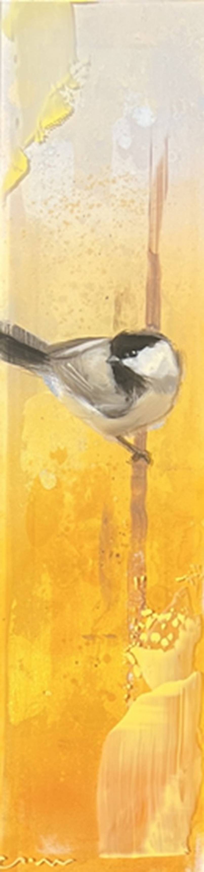 Chickadee with Yellow