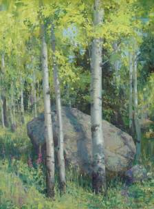 Wilson, Ellie - "Three Trailhead Aspens"