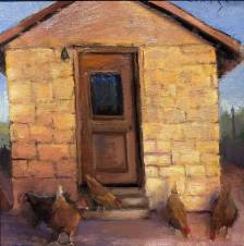 Evening Chickens