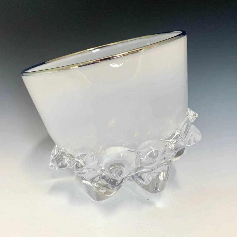 Thorn Vessel - Opal White