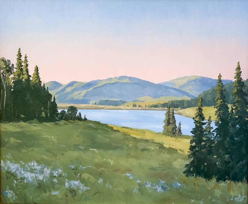 First Light at the Lake