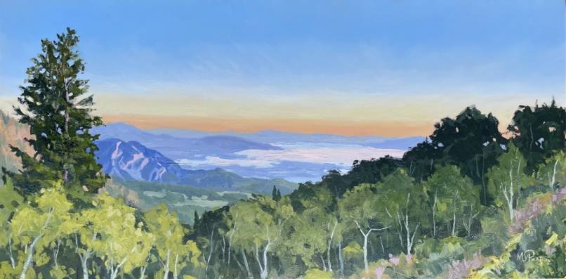 Utah Lake from 9000 Feet