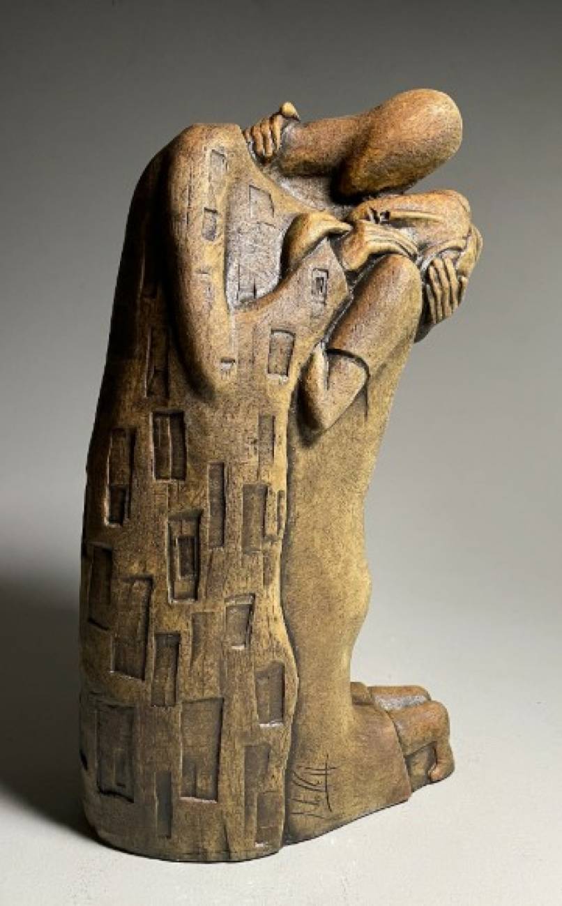 The Kiss ( After Gustav Klimt)