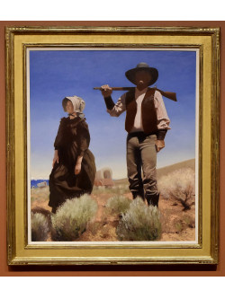 Booth Western Art Museum Acquire's Gary Earnest Smith "Oregon Pioneers"